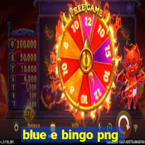 blue e bingo png